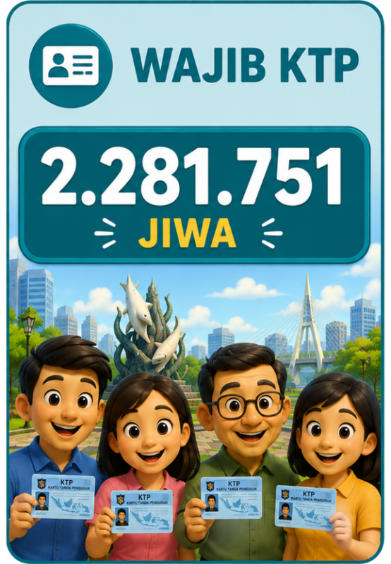 jumlah-data-KTP-kota-surabaya-klampid